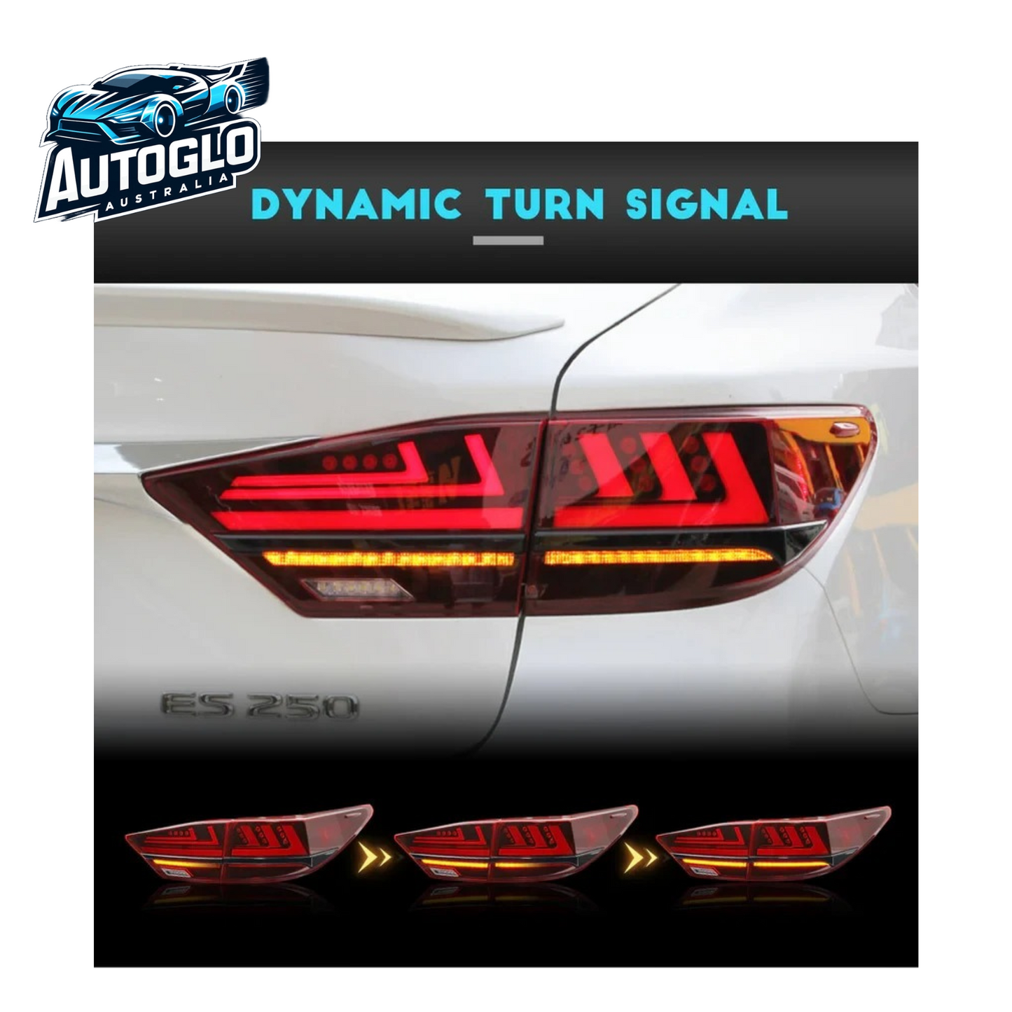 Autoglo Australia LED Tail Lights For Lexus ES350 ES 300h 2013-2018