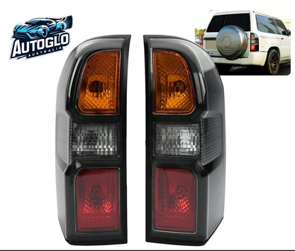 2005 - 2022 LED Smoked Nissan Patrol Y61 Taillights V2  |Autoglo Australia|