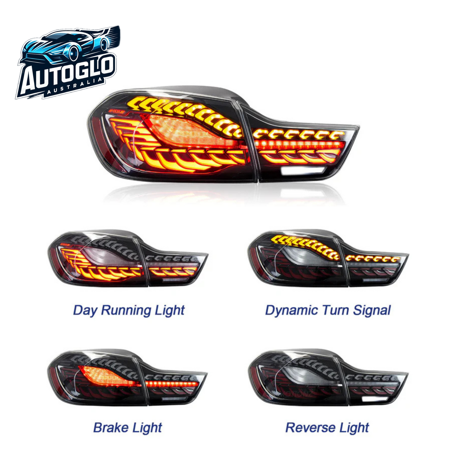 Autoglo Australia LED Tail Lights For BMW M4 F32 F33 F36 F82 F83 2014-2020
