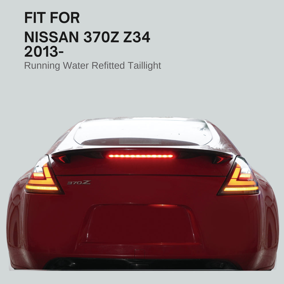 LED Clear Lens Tail Lights for Nissan 370Z (2008-Present) | Autoglo Au