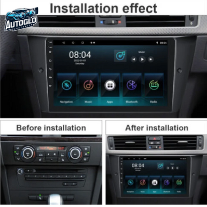 Autoglo Australia 9" (2G+32G)GPS BT WiFi CARPLAY ANDROID Stereo For BMW 3 Series E90 E91 E92 E93