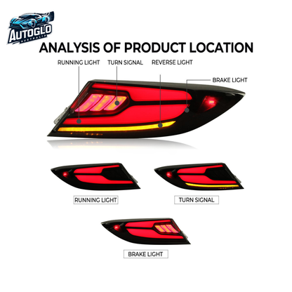 Autoglo Australia Toyota GR86 / Subaru BRZ 2022–2024 LED Tail Lights Dynamic Animation