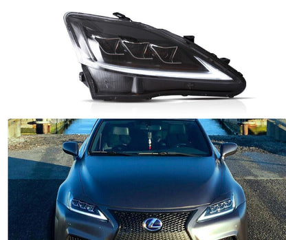 VLAND Full LED Headlights & Smoked Tail Lights For 2006-2012 LEXUS IS250 350 ISF