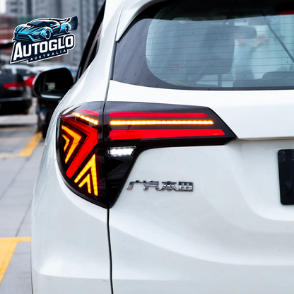 Autoglo Australia Taillights For Honda Hrv 2014-2019 Car Led Rear Lamps