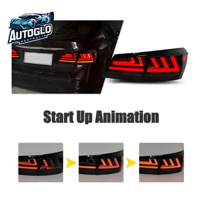 Autoglo Australia LED Tail Lights For 5th Gen Lexus ES 350 ES 240 2006-2012 Start UP Animation