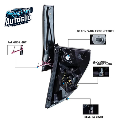 Autoglo Australia For Honda FIT/JAZZ 2014-2018 Taillights
