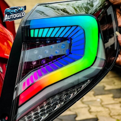 Autoglo Australia RGB Taillights For Honda Civic 2016-2021 & Emark certification