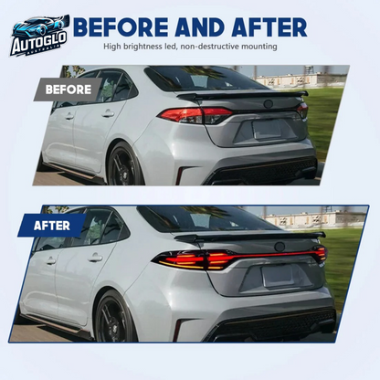Autoglo Australia Taillights For Toyota US Corolla 2020-2024 DRL Start UP Animation