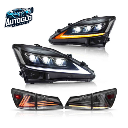 VLAND Full LED Headlights + Taillights For 2006-2013 Lexus IS 250 350 F