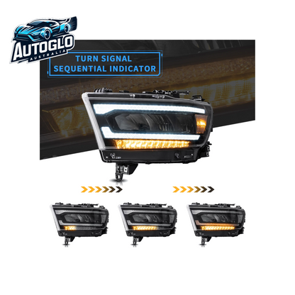 VLAND Full LED Headlights For Dodge Ram 2019-UP
