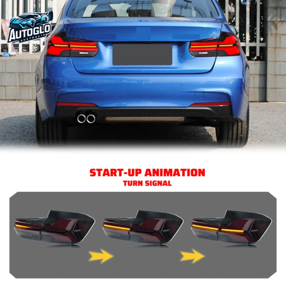 Autoglo Australia BMW 3 Series F30 F80 M3 2013–2018 LED Tail Lights Sequential Rear Lamps