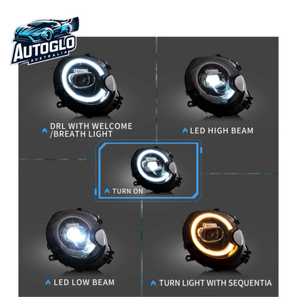 VLAND LED Headlights+Taillights For 2007-2013 Bmw Mini Cooper(Hatch) R56 R57 R58 R59