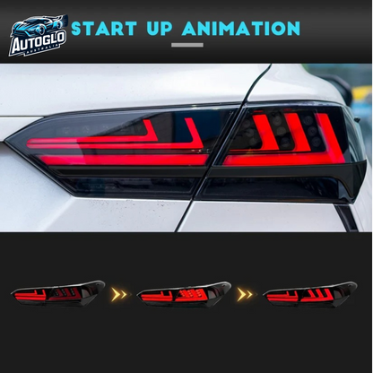 Autoglo Australia Taillights Fit/For Toyota Camry 2018-2021 With black strip