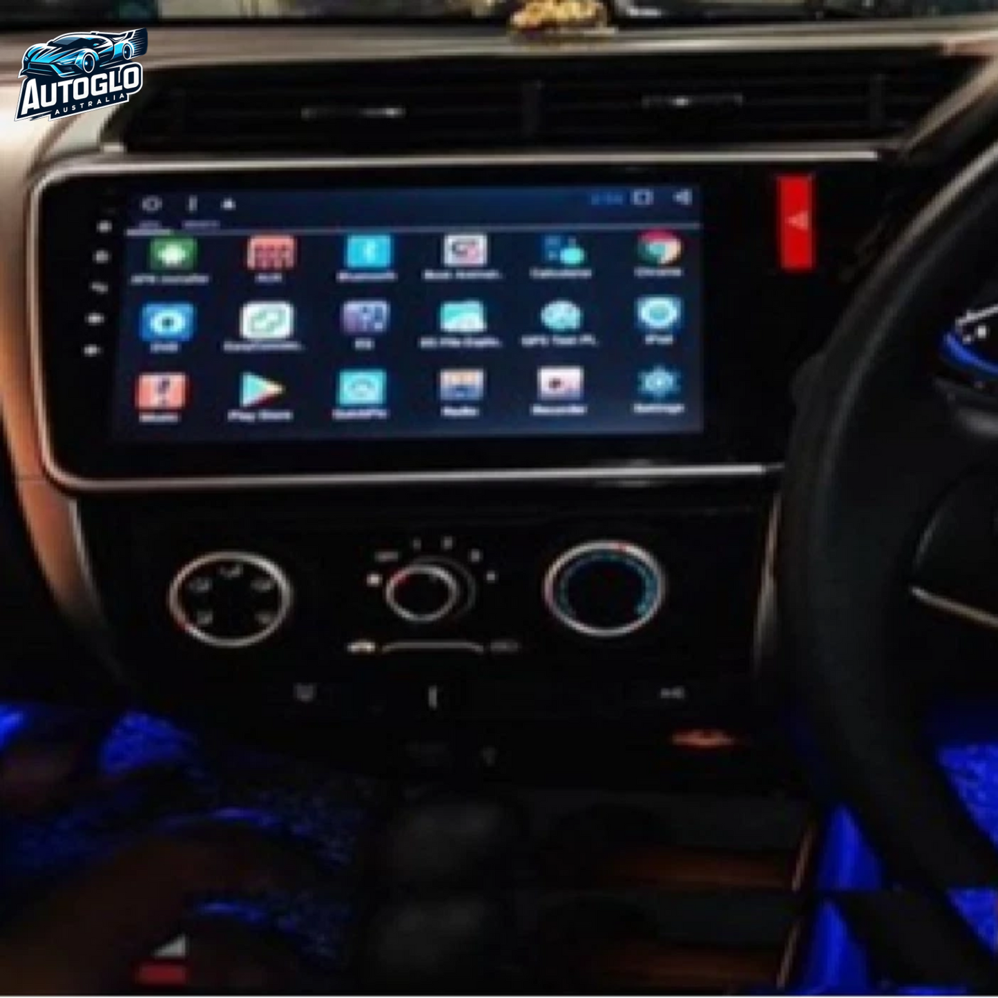 Autoglo Australia 10.1" Carplay Android 2GB+32GB BT GPS WiFi Stereo for HONDA CITY (2014-19)