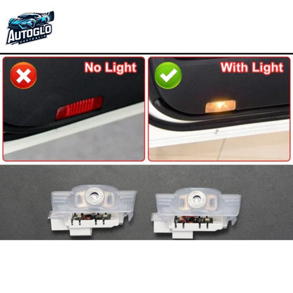 Autoglo Australia For Toyota PRADO WHITE (2010-2021) car led Door Welcome Projector Lights