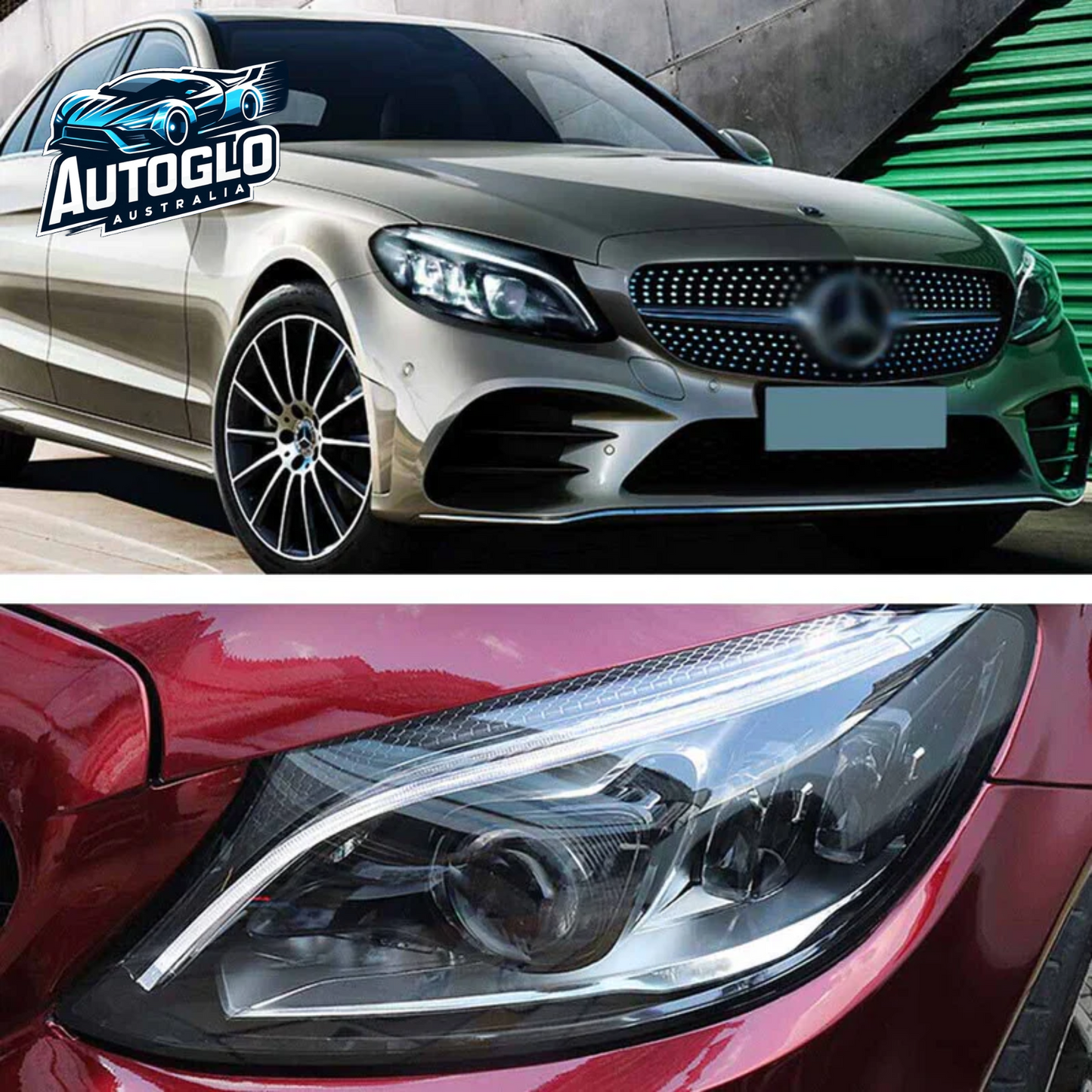 VLAND LED Projector Headlights For Mercedes Benz W205 C-Class 2015-2021