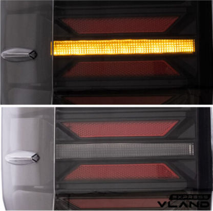 VLAND Clear Lens LED Tail Lights For Ford Ranger 2012-2018 W/Sequential Signal