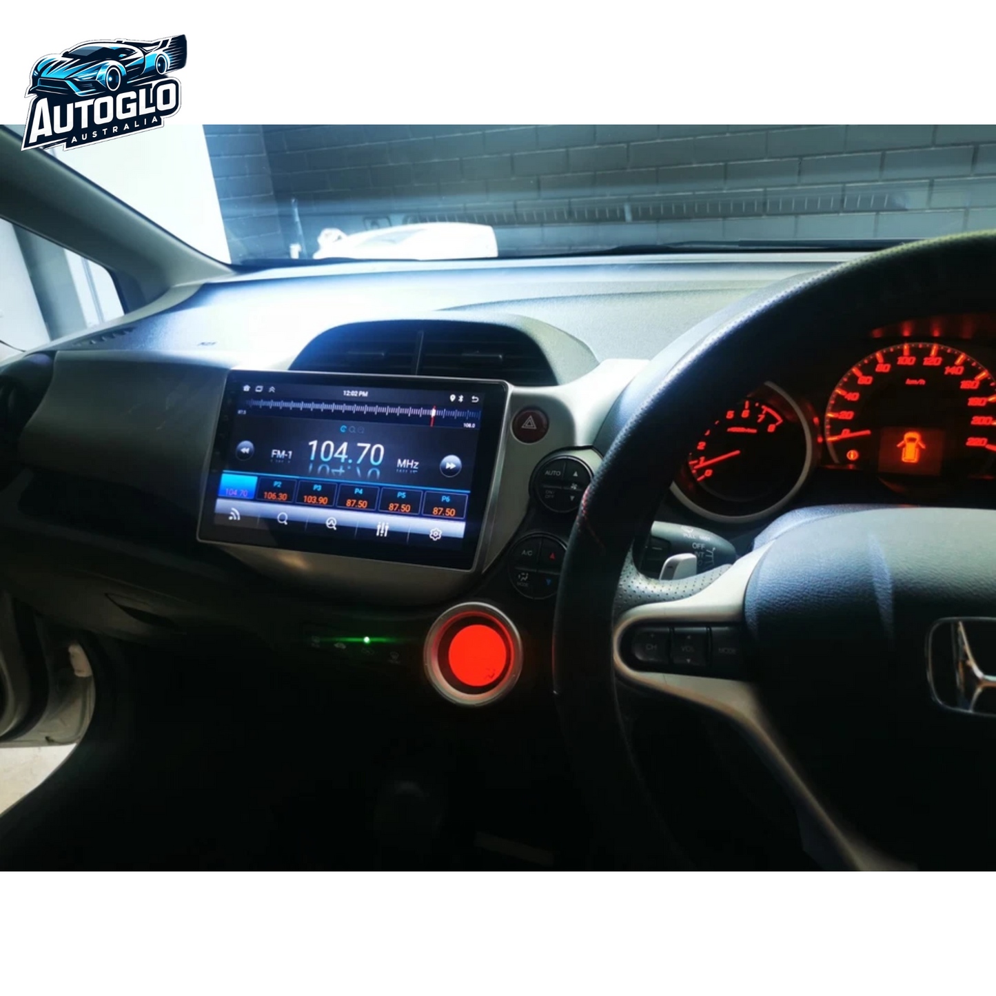 Autoglo Australia 9" 10.1" GPS WIRELESS BT WiFi CARPLAY ANDROID STEREO FOR HONDA JAZZ (2006-13)
