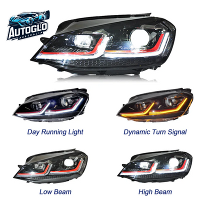 Autoglo Australia For 2013-2018 VW MK7 Golf 7 Projector Headlights