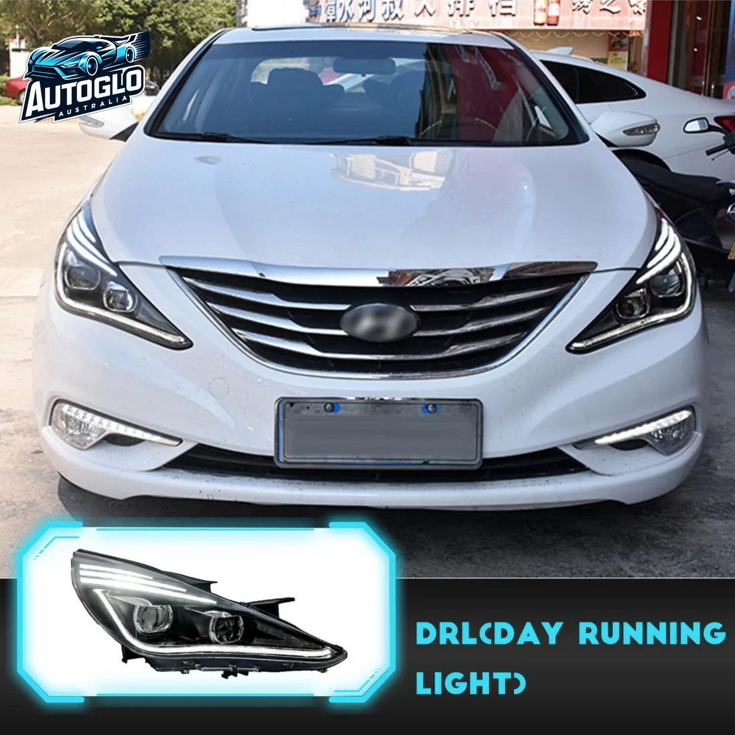 Autoglo Australia For Hyundai Sonata 8th 2011-2014 Head lights