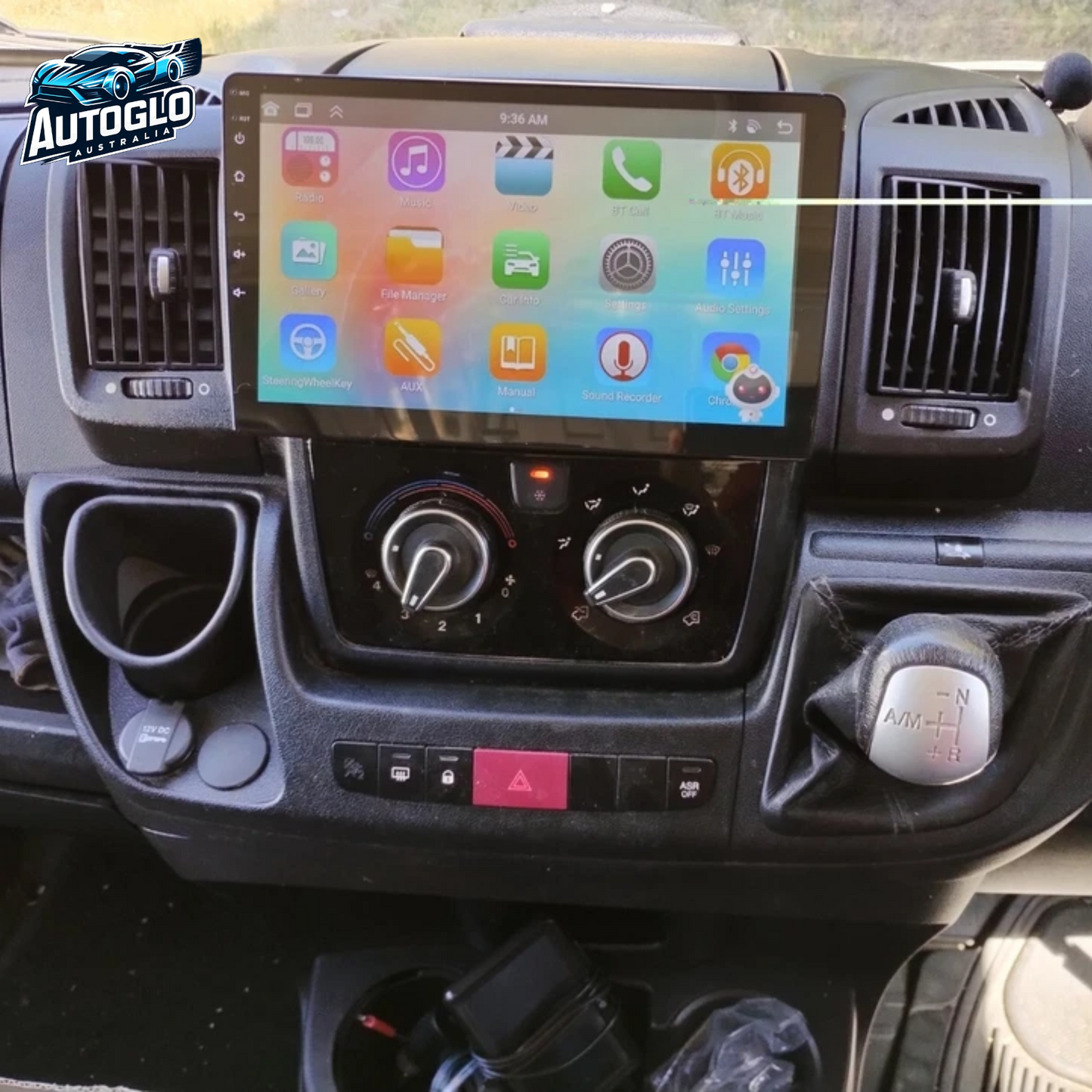 Autoglo Australia 9" Android Carplay BT GPS Stereo FIAT DUCATO PEUGEOT BOXER 2GB+32G (2005+)