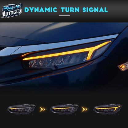 Autoglo Australia LED Headlights For Honda Civic 2016-2021