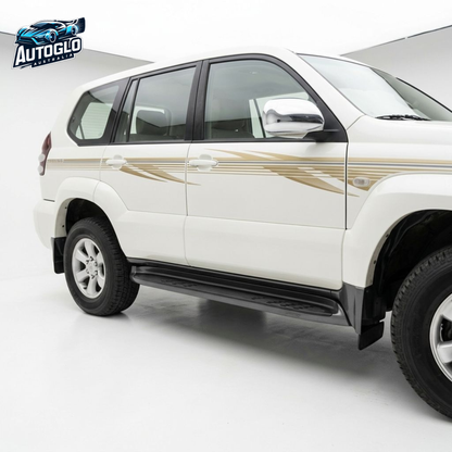 Autoglo Australia Toyota Prado FJ120 2003–2009 Running Boards Side Steps