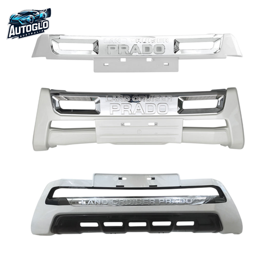 Autoglo Australia Toyota Prado FJ150 2018 Front LED Bumper Guard
