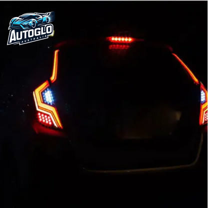 Autoglo Australia Taillights For Honda Jazz 2014-2019 Car Led Rear Lamps