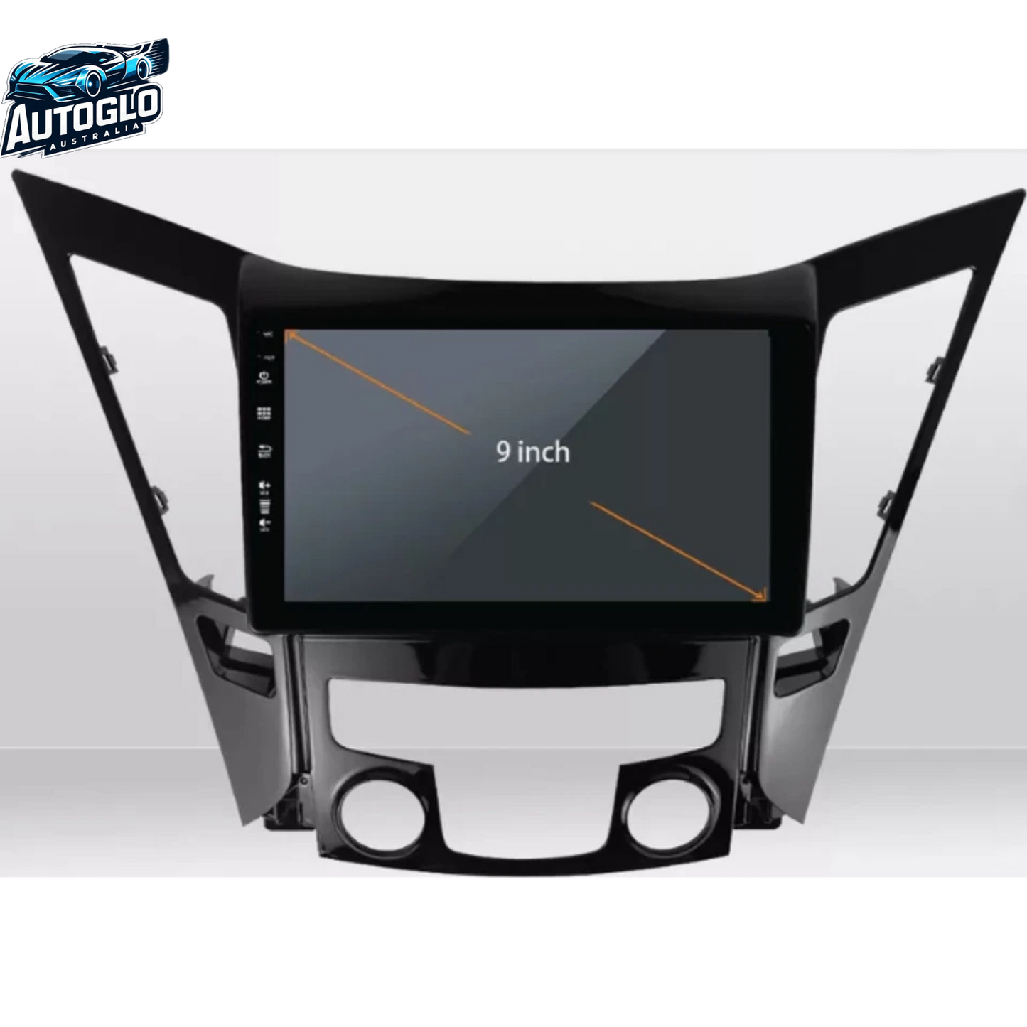 Autoglo Australia 9" Carplay Android 13 GPS BT Stereo For Hyundai I45 IX45 SONATA (2009-12) +Gifts