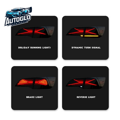 Autoglo Australia LED Tail Lights For Tesla Model 3 Model Y 2017 2018 2019 2020 2021 With Start Up Animation