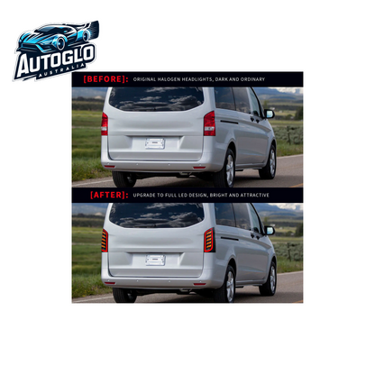 Autoglo Australia Taillights For Benz Vito V250 V260 2016-2021 Car Led Rear Lamps