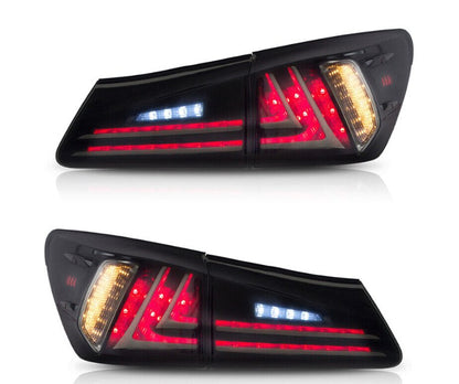 VLAND Full LED Headlights & Smoked Tail Lights For 2006-2012 LEXUS IS250 350 ISF