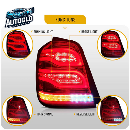 VLAND LED Tail Light For Toyota Kluger 1st Gen(XU20) 2001-2007 Rear Lamp
