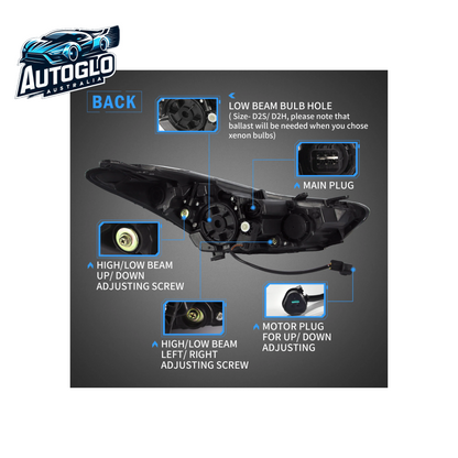VLAND Projector Headlights For Hyundai Elantra (Avante MD) 2011-2015
