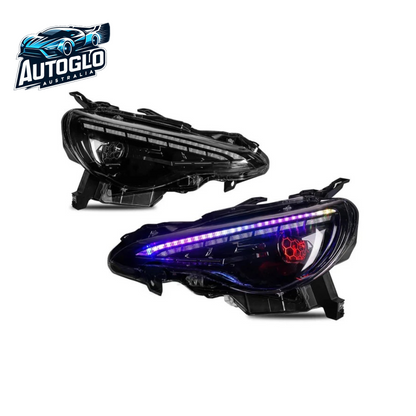 Autoglo Australia LED RGB Cellular Headlights For Subaru BRZ 2012-2021 Toyota 86