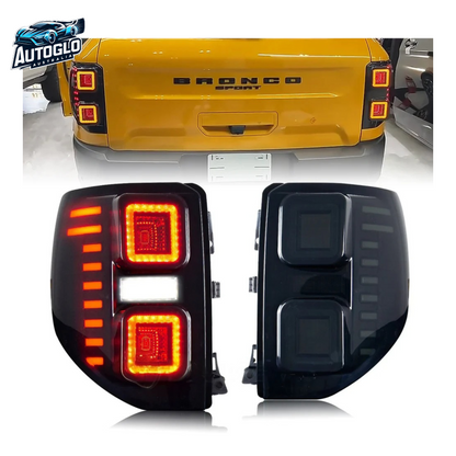 Autoglo Australia LED Tail Lights For Ford Bronco Sport 2021-2023 Sequential Rear Lamps