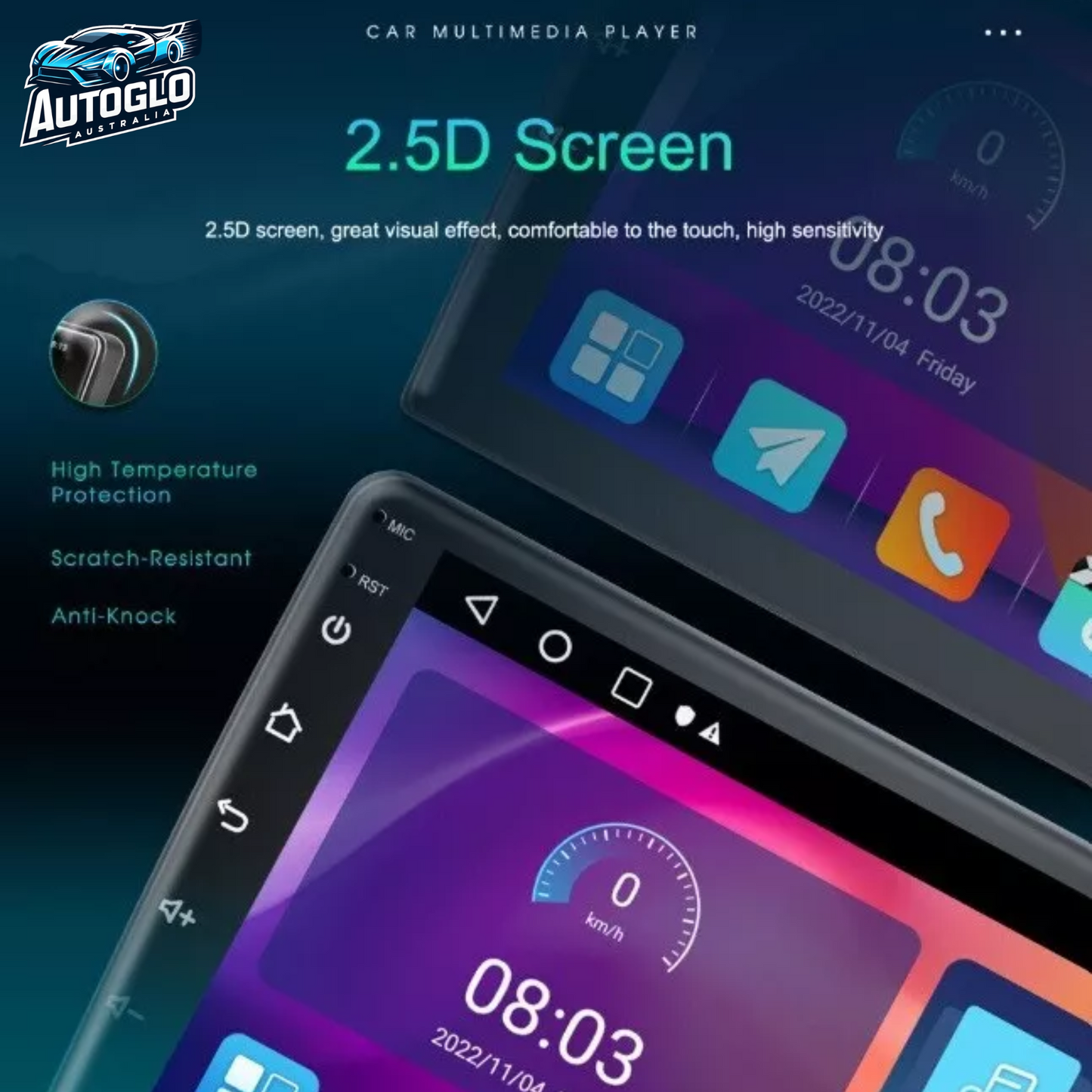 Autoglo Australia 10" Android Carplay Stereo BT GPS for NISSAN PULSAR B17 2GB+32G (2012-17)