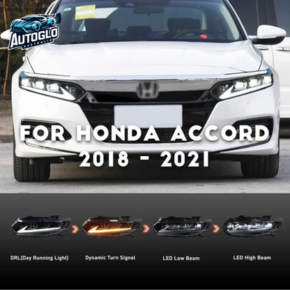Autoglo Australia LED Headlights For Honda Accord 2018-2021