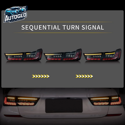 VLAND OLED Tail Lights For 2019 -2021 BMW 3 Series G20 G80 M3 GTS With Dragon Scales Start-up Animation