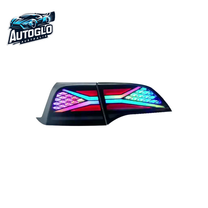 Autoglo Australia RGB LED Tail Lights for 2017 -2023 Tesla Model 3  Y