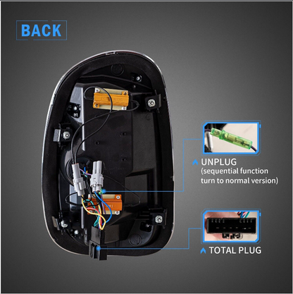 For 2010-2016 Mini Cooper Countryman R60 LED Tail Lights With Start-UP Animation