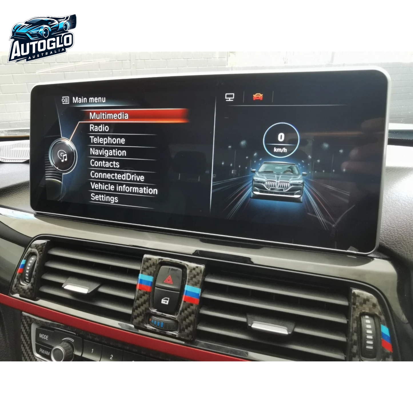 Autoglo Australia BMW 3/4 Series F-Models 12.3" XL FHD Carplay Android BT GPS 4G Auto Stereo (NBT)