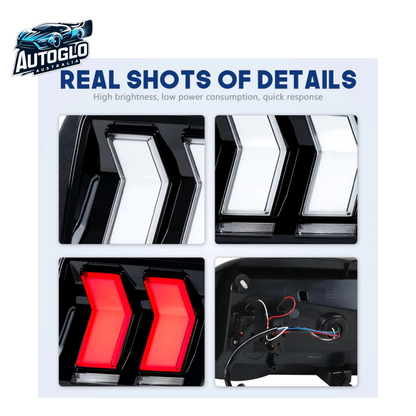 Autoglo Australia FULL LED Tail lights For Ford Mustang 2005-2009 Start UP Animation