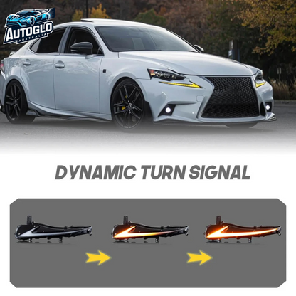Autoglo Australia LED Headlight For Lexus IS250 300h 350f 2013-2016