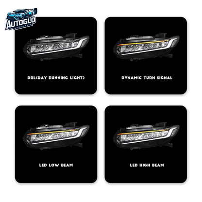 Autoglo Australia LED Headlights For 2018 - 2021 Honda Accord