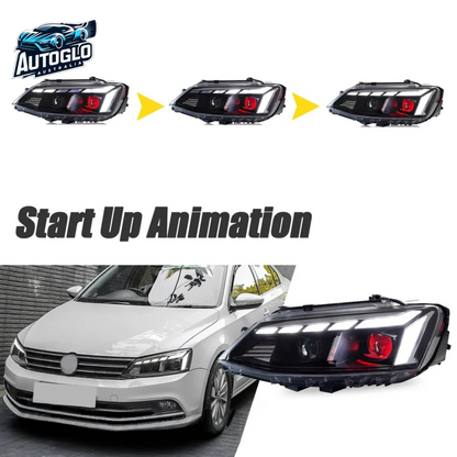 Autoglo Australia 2012-2018 LED Headlights For VW Jetta MK6
