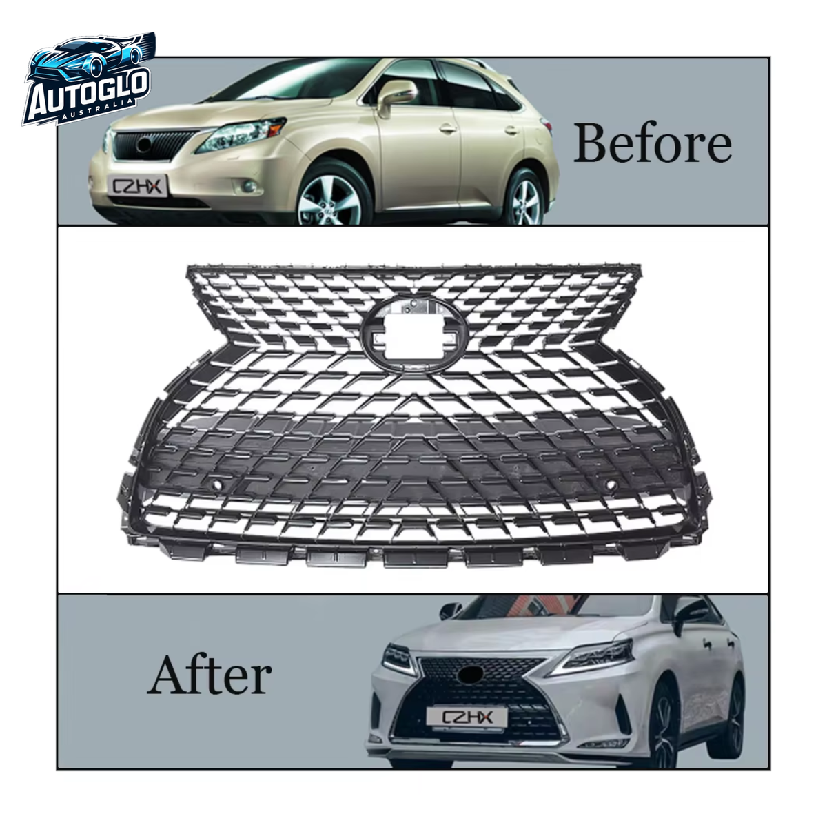 Autoglo Australia Lexus RX450h 2020 ABS Front Grille