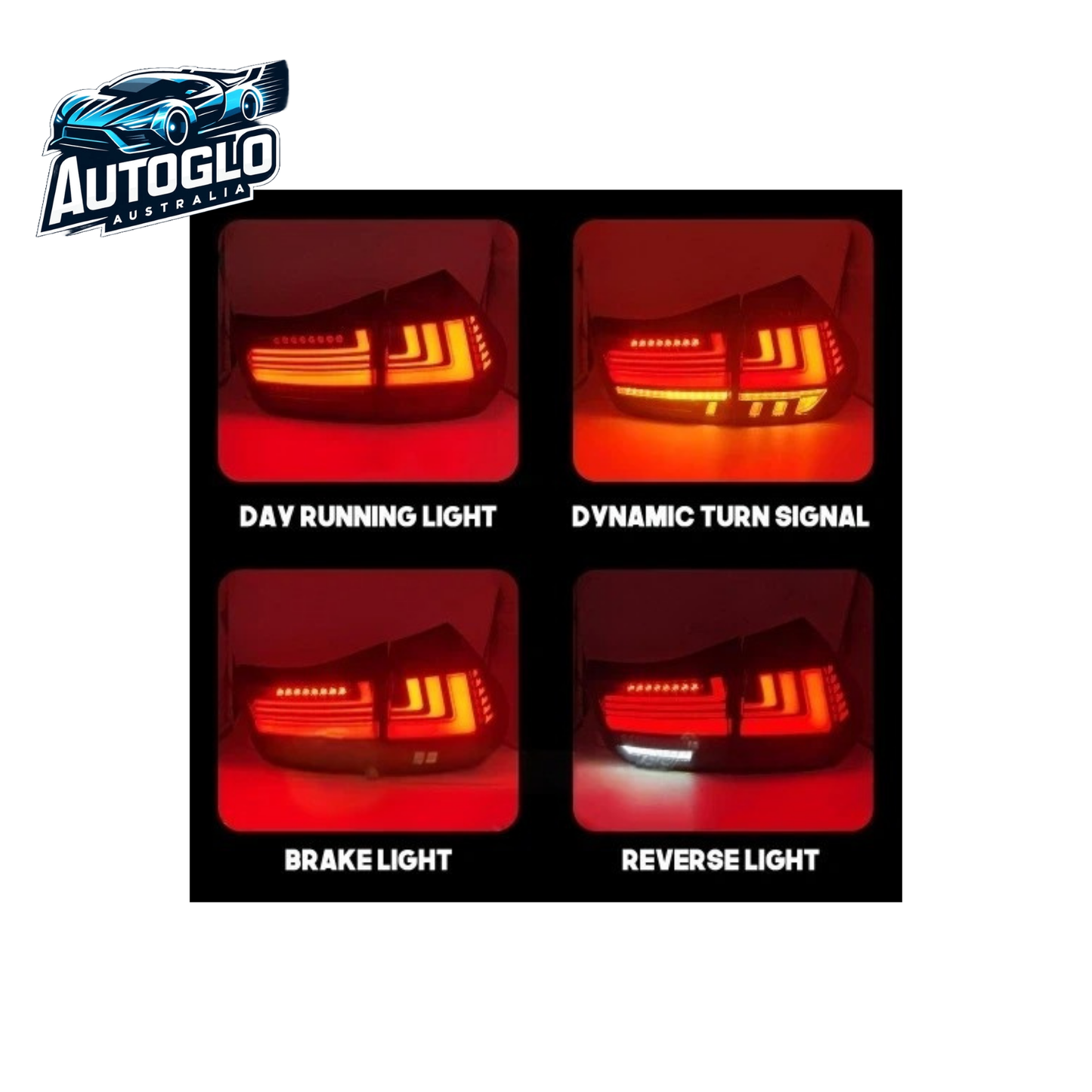 Autoglo Australia High quality Car Rear Back Lamps DRL RX330 RX350RX 400h 2003-2009 Start UP Animation LED Tail Lights For Lexus