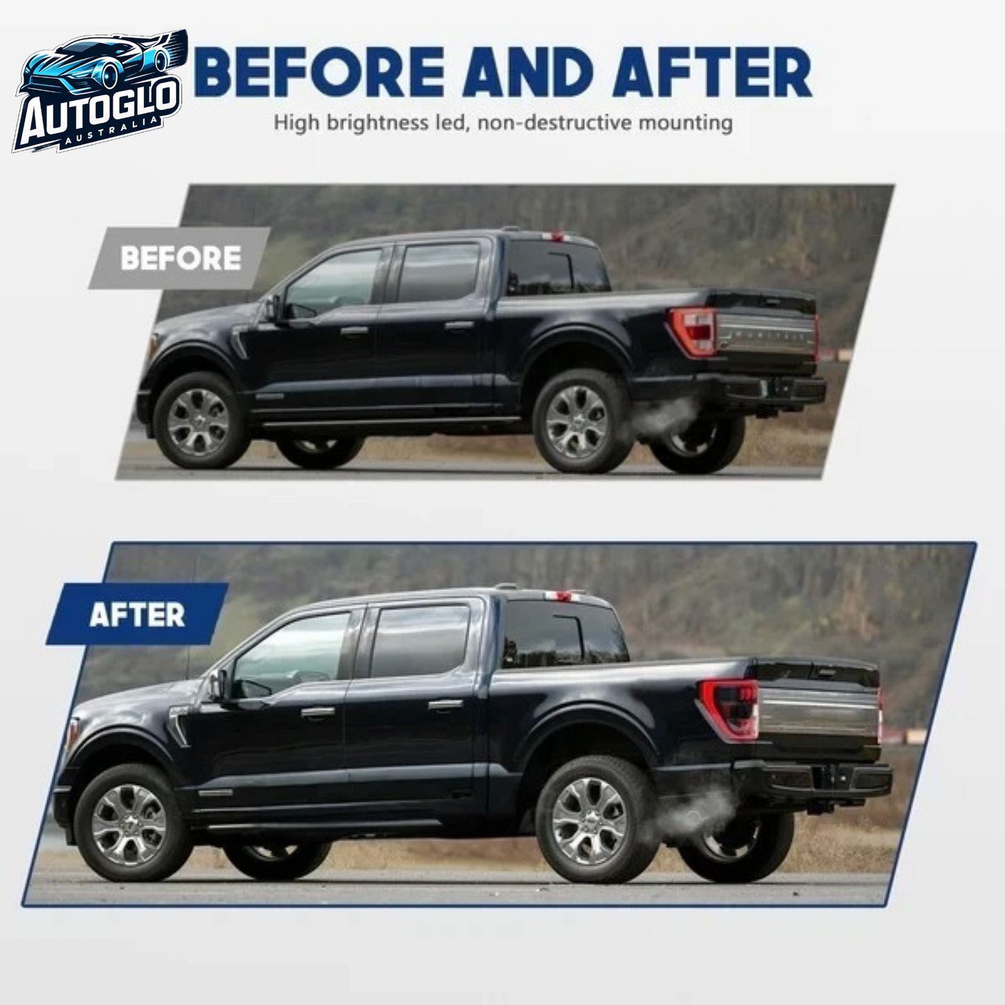 Autoglo Australia LED Tail Lights for Ford F150 XLT 2021 2022 2023
